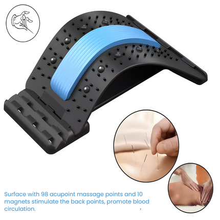 Yoga Back Stretcher - Adjustable Arch, Spinal Decompression Stretcher