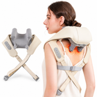 Heated Shiatsu Neck & Shoulder Massager - 6-Node Kneading & Warmth