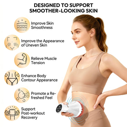 Electric Meridian Sculpting Massager - Heat, Vibration & Skin-Glide Therapy