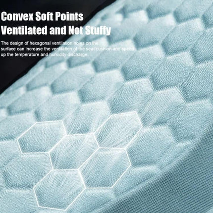 Cooling Gel Car Seat Cushion - Breathable Honeycomb Seat Support Pad