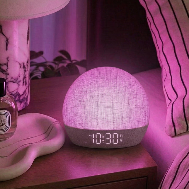 Sunrise Alarm Clock - White Noise, LED Night Light, Sleep Timer
