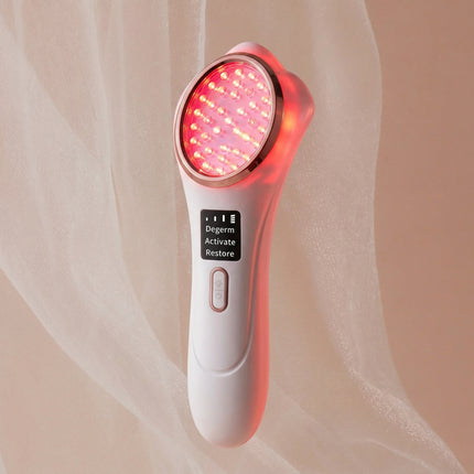 3-in-1 LED Red & Blue Light Wand - Red, Blue & Infrared Therapy
