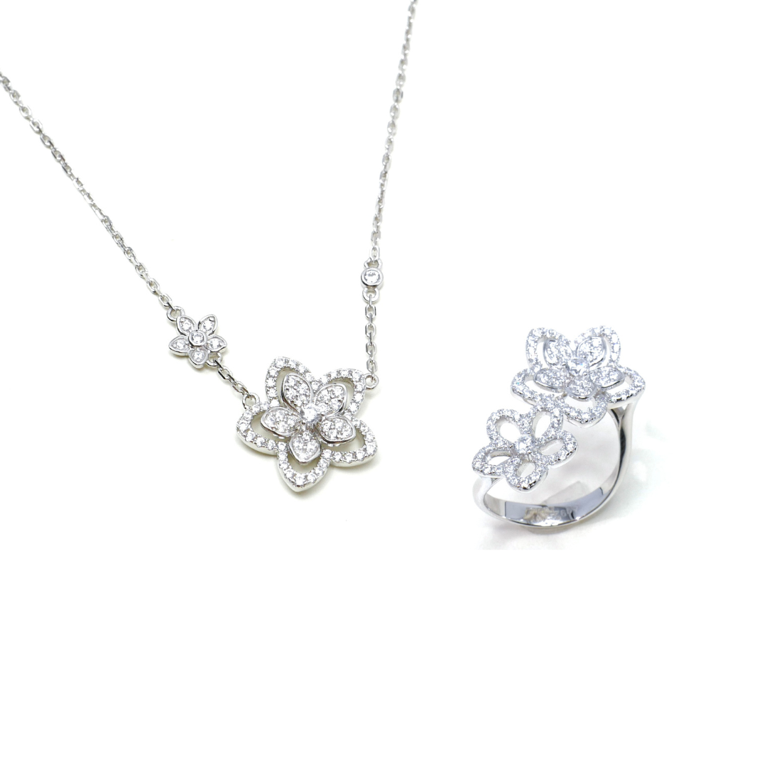 Solace Cuff Ring & Necklace