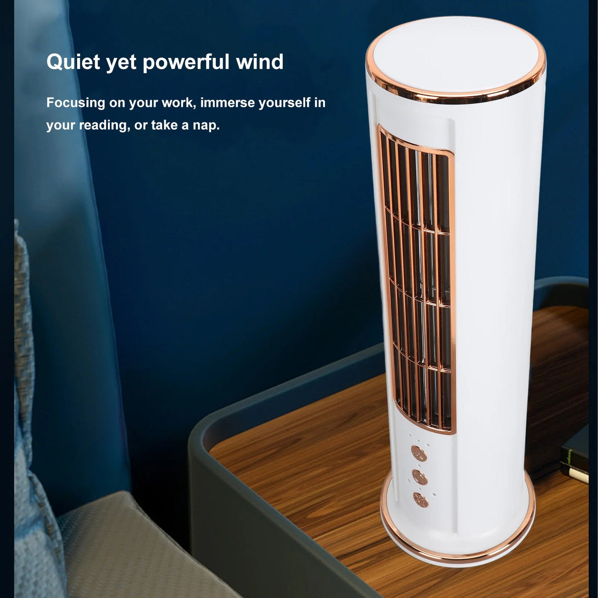 ManiFreeze Bladeless Remote Tower Fan