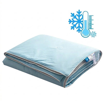 Ice Silk Summer Cooling Blanket - Reversible Double-Sided Cooling Quilt