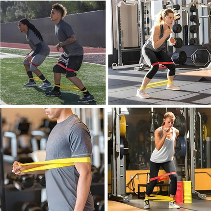 TPE Resistance Loop Bands Set - Full-Body Training, Joint-Friendly