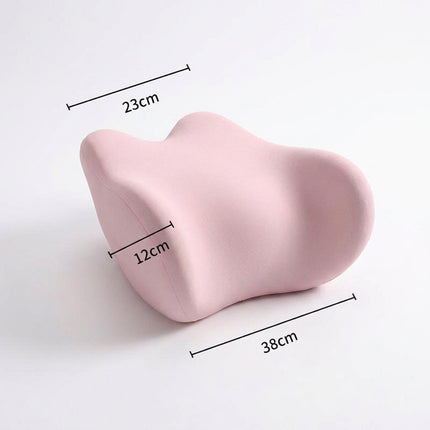 Ergonomic Sleep Lumbar Pillow - Contoured Memory Foam Support