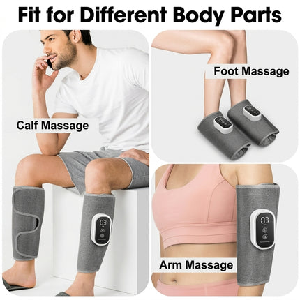 Air Compression Leg Wrap Calf Massager - Sequential Recovery Therapy