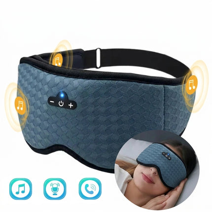 Lite 3D Sleep Mask with Headphones - Bluetooth Side-Sleeper Eye Mask
