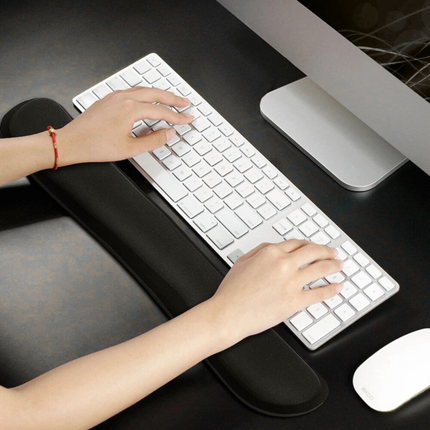 Keyboard & Mouse Wrist Rest Set - Memory Foam, Cooling Ergonomic Support