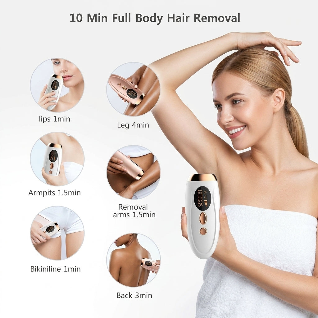 ManiSleek Deluxe IPL Hair Removal Device