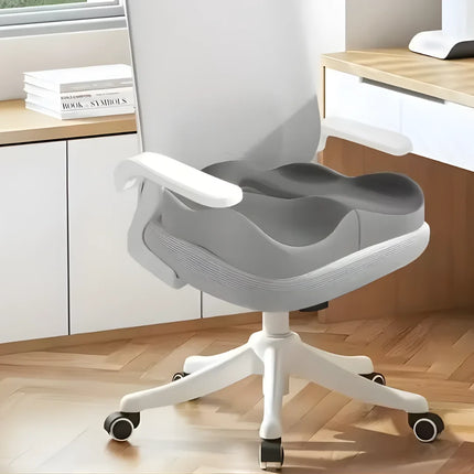 Ergonomic 3 Zone Seat Cushion - Coccyx Relief, Breathable Memory Foam