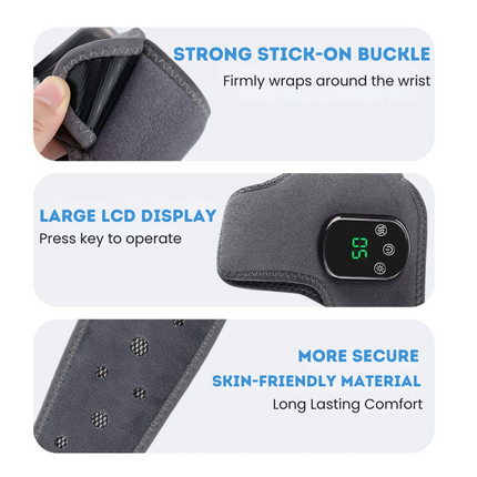 Electric Ankle Massager - Infrared Heat, Vibration Recovery Therapy Set