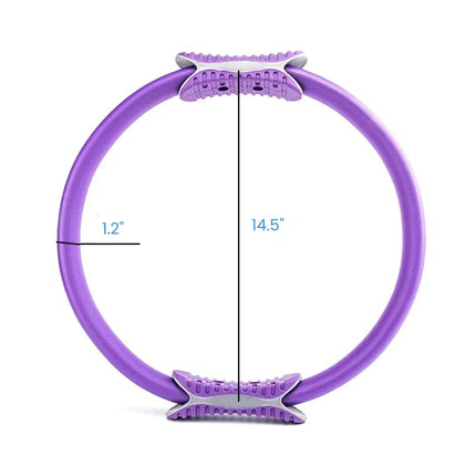 Dual Grip Pilates Ring - Full-Body Resistance and Toning Workout Tool