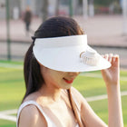 Cooling Fan Sun Visor Hat - Solar or USB Rechargeable Airflow Visor