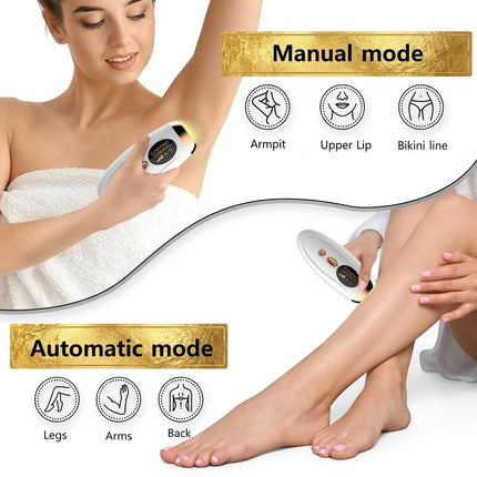 Deluxe IPL Hair Removal Device - 990K Flashes, 5 Power Levels