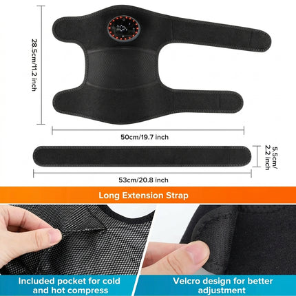 ManiVerve Deluxe 3-in-1 Heated & Vibrational Joint Wrap Massager