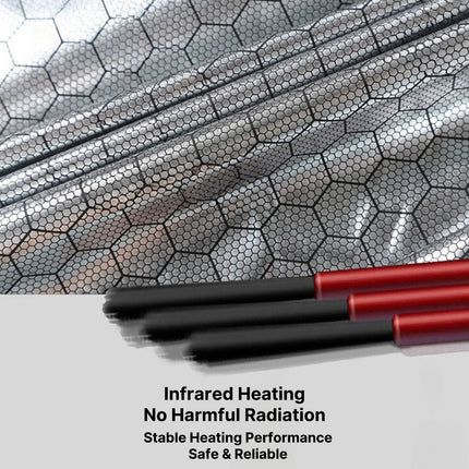 Heated Vest - Unisex, 3-Mode USB Powered Carbon Fiber, Windproof & Lightweight