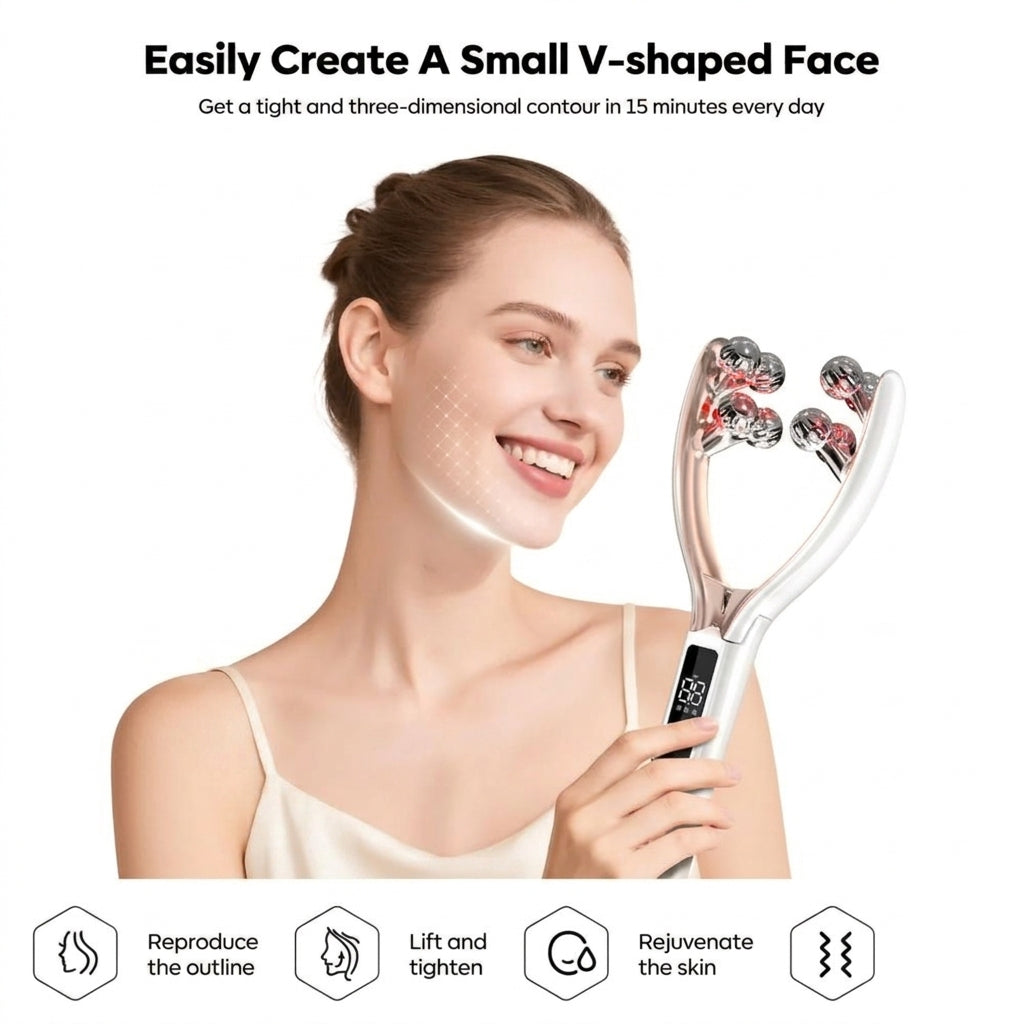 ManiArc Wireless Microcurrent Facial Roller Massager
