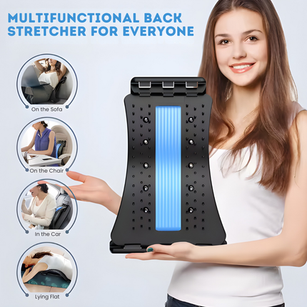 Yoga Back Stretcher - Adjustable Arch, Spinal Decompression Stretcher
