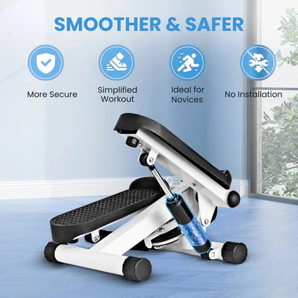 Mini Cardio Stepper with LCD Monitor - Low-Impact, Compact Cardio Tool