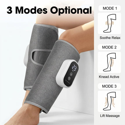Air Compression Leg Wrap Calf Massager - Sequential Recovery Therapy
