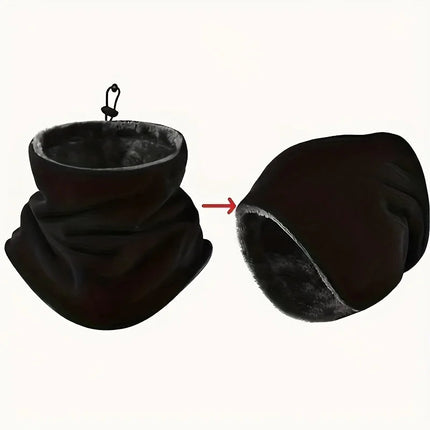 Fleece Balaclava Face Mask - Winter Neck Warmer for Skiing and Cycling