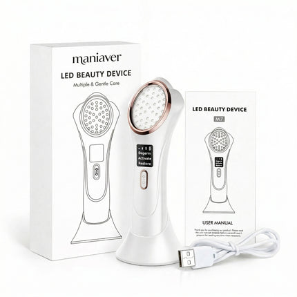 3-in-1 LED Red & Blue Light Wand - Red, Blue & Infrared Therapy