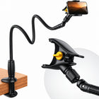 Phone Holder for Bed - Flexible Gooseneck Phone Mount with Desk Clamp
