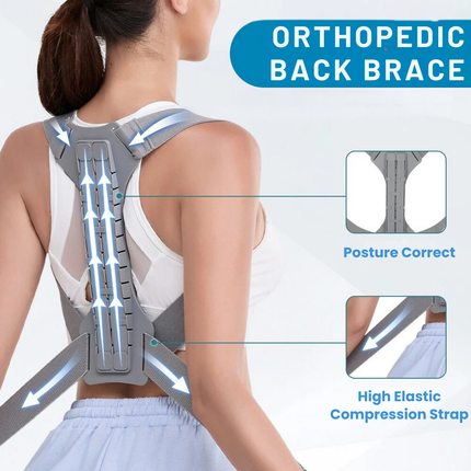 Clavicle Posture Support Belt - Adjustable Spinal, Shoulder Alignment