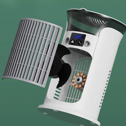 Mini Aircon with Humidifier & LED - 3-Speed Desktop Cooling & Light