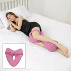 Contoured Memory Foam Leg Pillow - Side Sleeper Knee & Calf Support Cushion