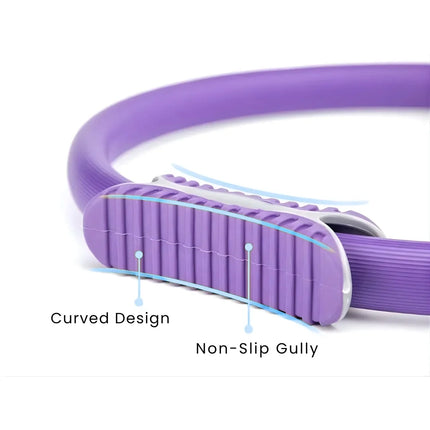 Dual Grip Pilates Ring - Full-Body Resistance and Toning Workout Tool