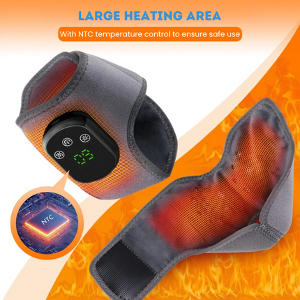 Electric Ankle Massager - Infrared Heat, Vibration Recovery Therapy Set