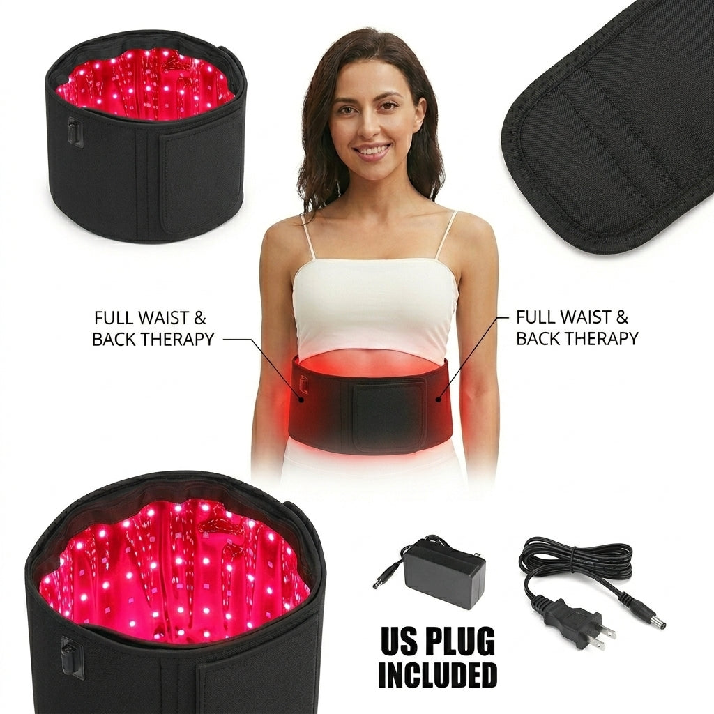 ManiAura Dual Wavelength Red & Infrared Light Body Wrap Belt