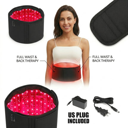 ManiAura Dual Wavelength Red & Infrared Light Body Wrap Belt
