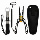 Fish Lip Gripper Pliers - Aluminum Fishing Pliers with Carbide Cutters