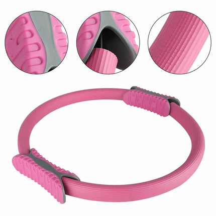 Dual Grip Pilates Ring - Full-Body Resistance and Toning Workout Tool