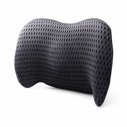 Ergonomic Memory Foam Lumbar Pillow - Contoured Spinal Support