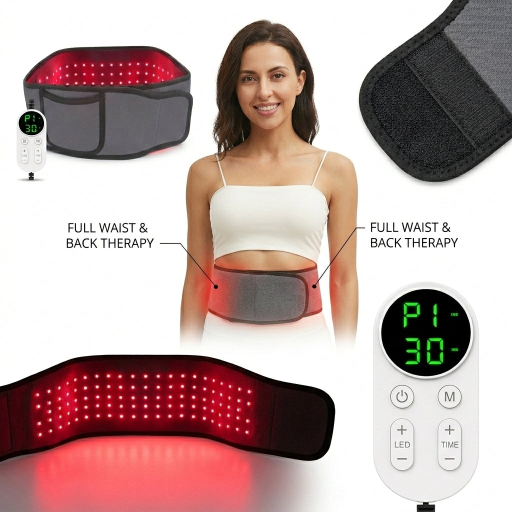 ManiAura Lite Dual Wavelength Red & Infrared Light Body Wrap Belt