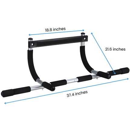 Doorway Pull-Up Bar - Six Grip Positions, 300 lb Dynamic Load Rating