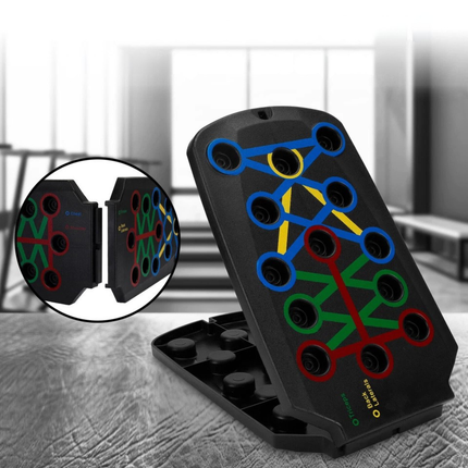 28-in-1 Push-Up Workout Board - Color-Coded Muscle-Targeting Handles