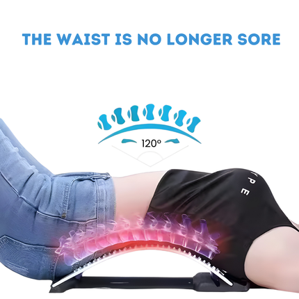 Yoga Back Stretcher - Adjustable Arch, Spinal Decompression Stretcher