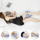 Contoured Memory Foam Leg Pillow - Side Sleeper Knee & Calf Support Cushion