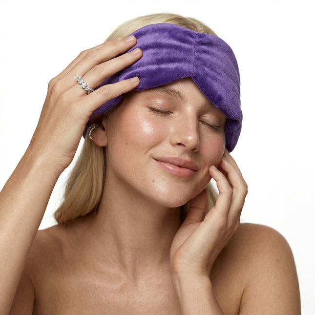 Weighted Sleep Mask - 100% Blackout, Deep Pressure Relaxation