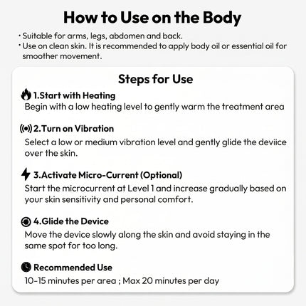 Electric Meridian Sculpting Massager - Heat, Vibration & Skin-Glide Therapy