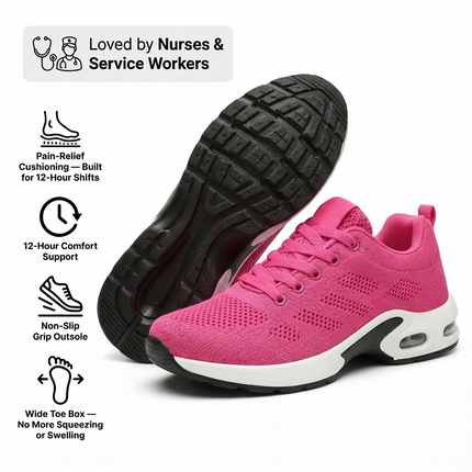 12-Hour Shift Women's Orthopedic Sneakers for Heel & Plantar Fasciitis