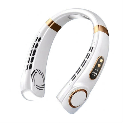 Bladeless Portable Neck Fan - 8000mAh Rechargeable Hands-Free Cooling