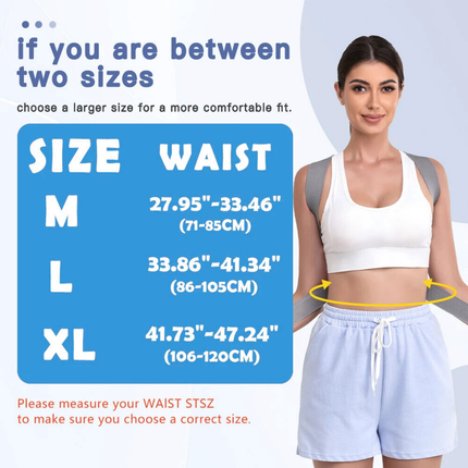 Clavicle Posture Support Belt - Adjustable Spinal, Shoulder Alignment
