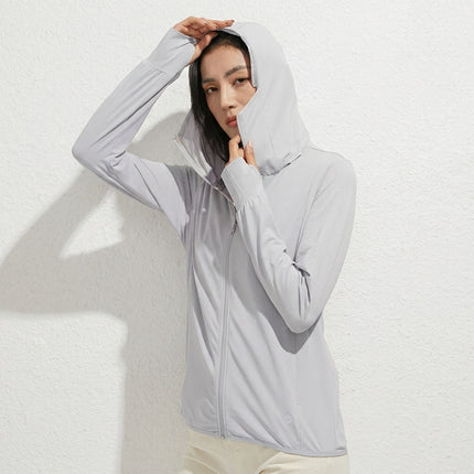 ManiBreeze Detachable UPF 50+ UV Sun Protection Hoodie Jacket for Woman
